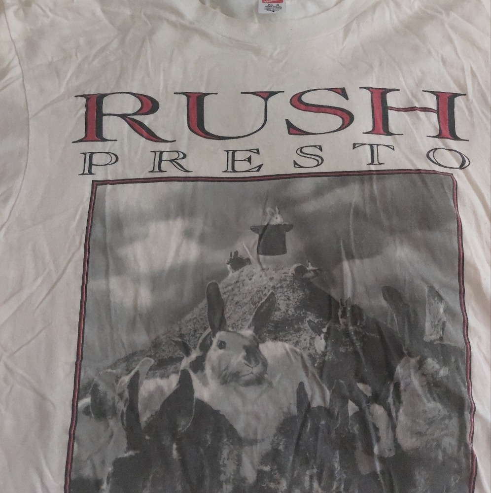 Rush - Presto - 1990 North American Tour Concert Shirt